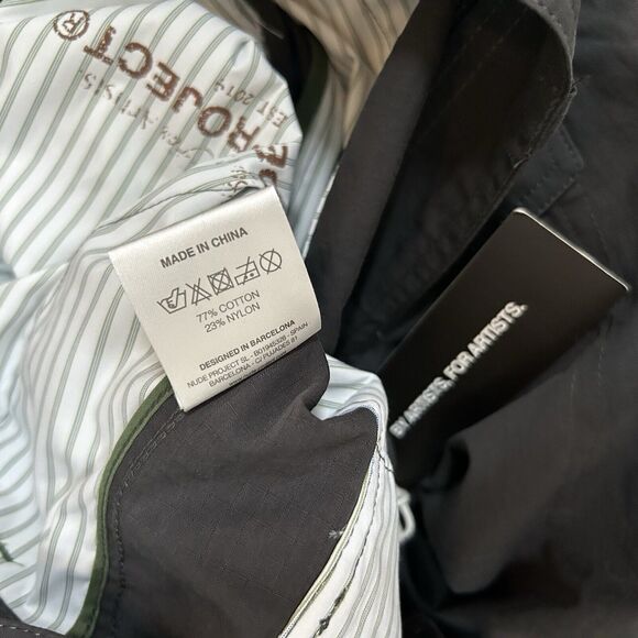 NUDE PROJECT Army Cargo Pants Jala Bristol Black Streetwear Baggy Large NWT $138 - Picture 9 of 9